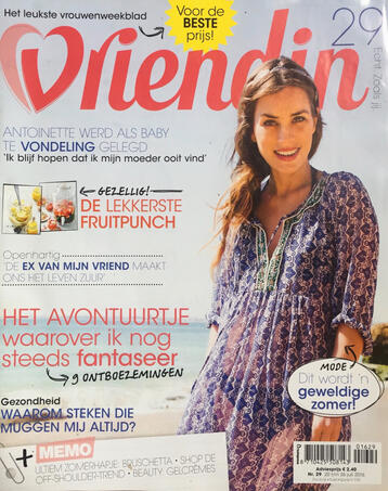 V R I E N D I N magazine // Photography Natasja Noordervliet Styling: Jasmijn Braber Hair & Make-up: Sonya Langedijk