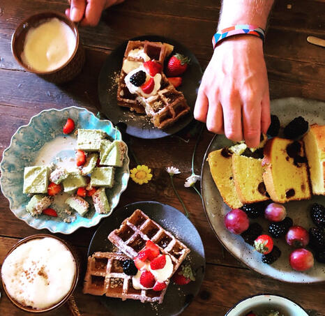 C O F F E E and C A K E